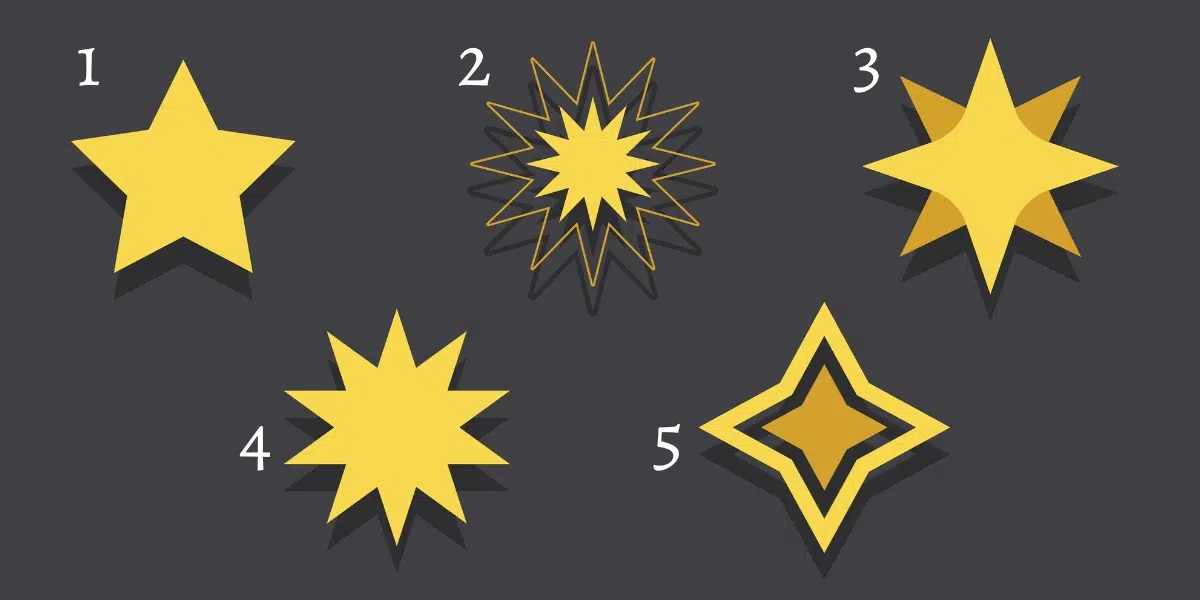 Test della personalità : Scegli una delle 5 stelle nell’immagine e svela i segreti della tua vera gioia!
