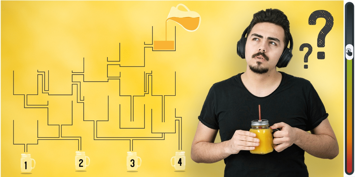 Sfida di logica: Metti alla prova il tuo QI scoprendo il mistero del bicchiere di succo!
