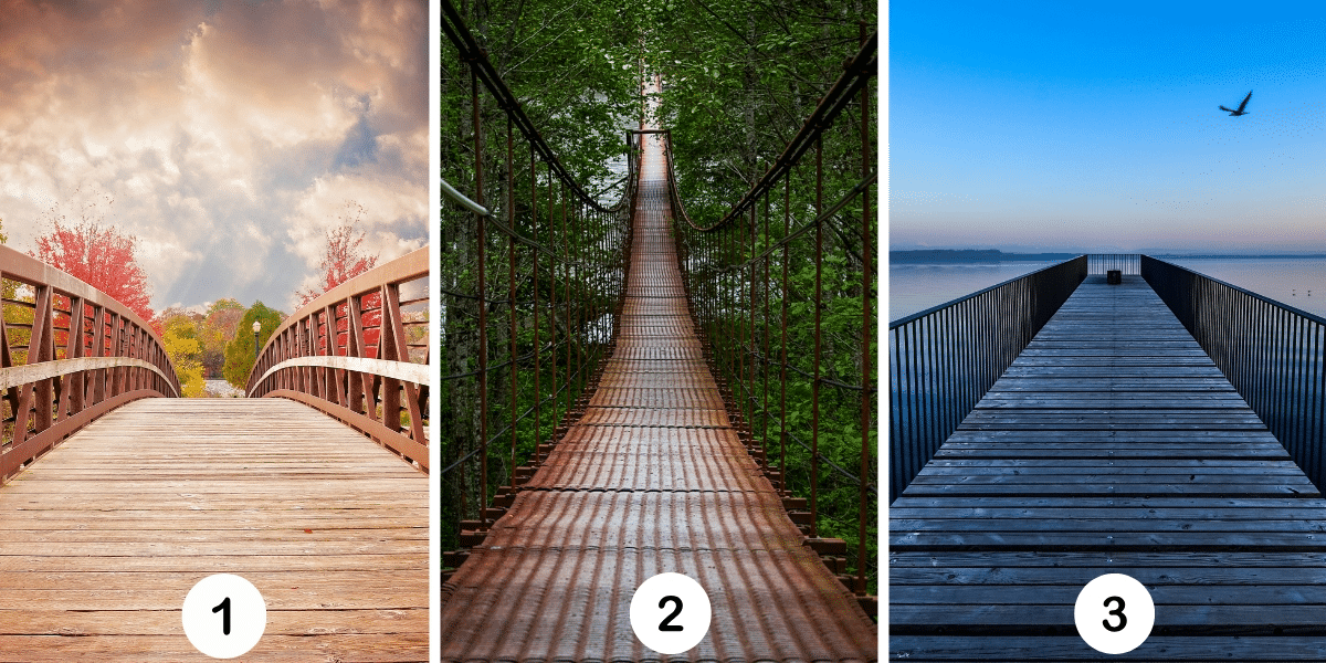 Test della personalità: Quale dei 3 ponti sceglieresti? Scopri l’essenza della tua indipendenza!